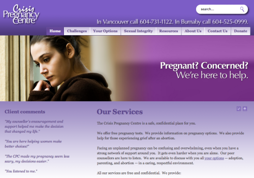 The Crisis Pregnancy Centre, an outreach of the Christian Advocacy Society of Greater Vancouver, is a place of love and provision for women facing unplanned pregnancies and post-abortion grief. I have served in several roles over the years as volunteer and staff member. Some of my editorial tasks include editing extremely personal and honest stories of women in crisis, as well as newsletters and training manuals. It is a true honour to be able to gift my passion for this precious cause.